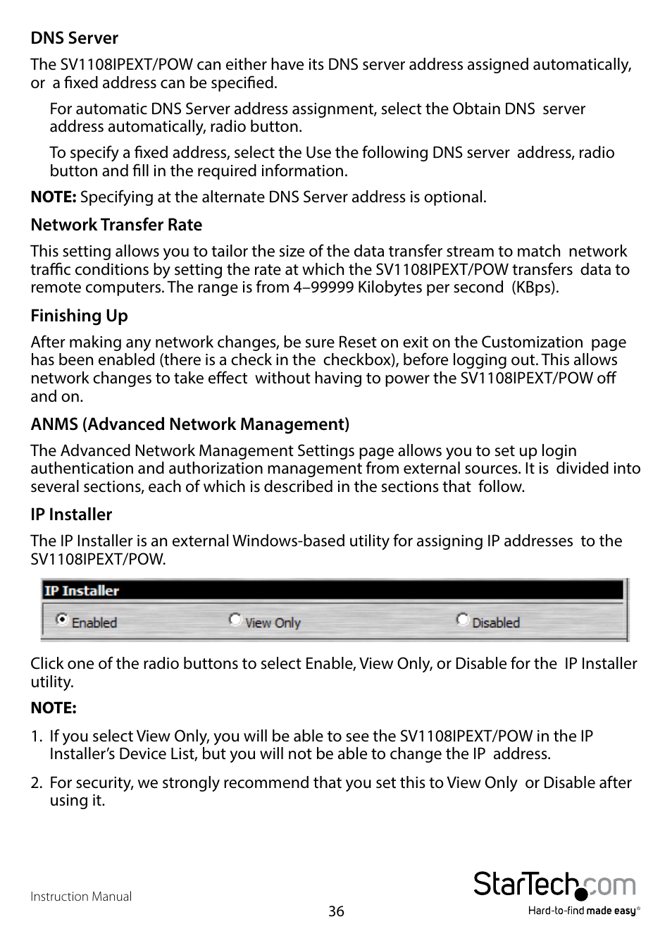 StarTech.com SV1108IPPWEU User Manual | Page 43 / 184