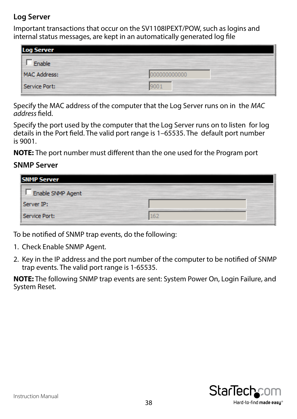 StarTech.com SV1108IPPWEU User Manual | Page 45 / 184