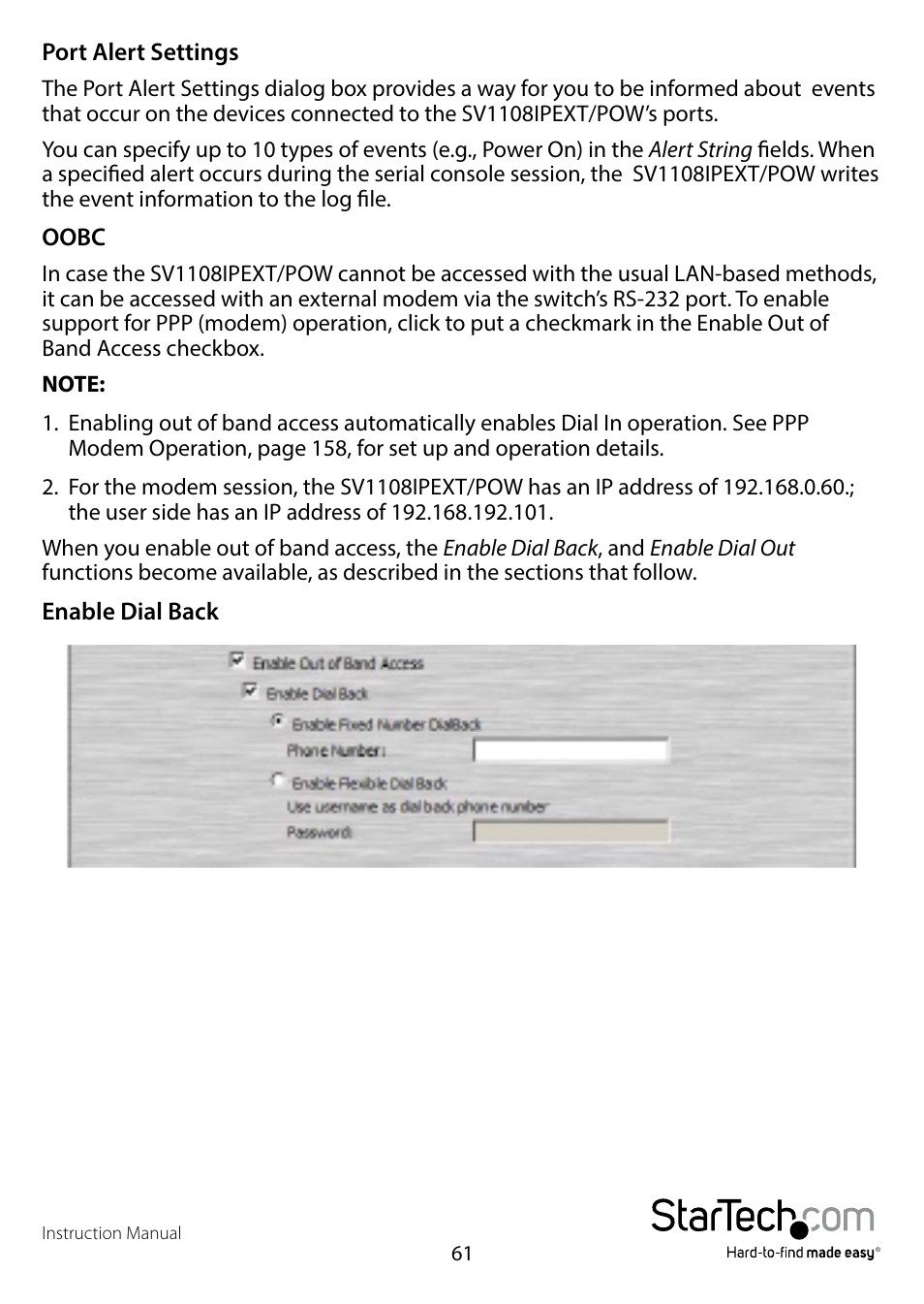 StarTech.com SV1108IPPWEU User Manual | Page 68 / 184