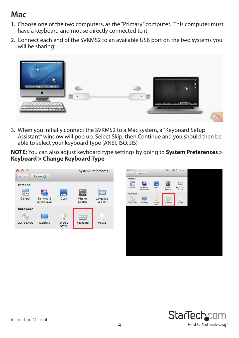 StarTech.com SVKMS2 User Manual | Page 7 / 16