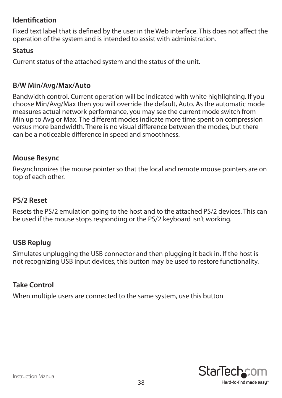 StarTech.com SV3253DXI User Manual | Page 43 / 70