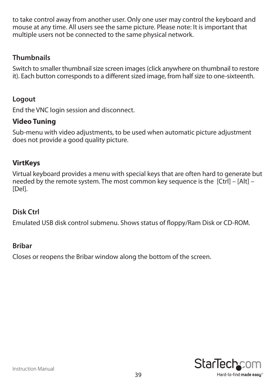 StarTech.com SV3253DXI User Manual | Page 44 / 70