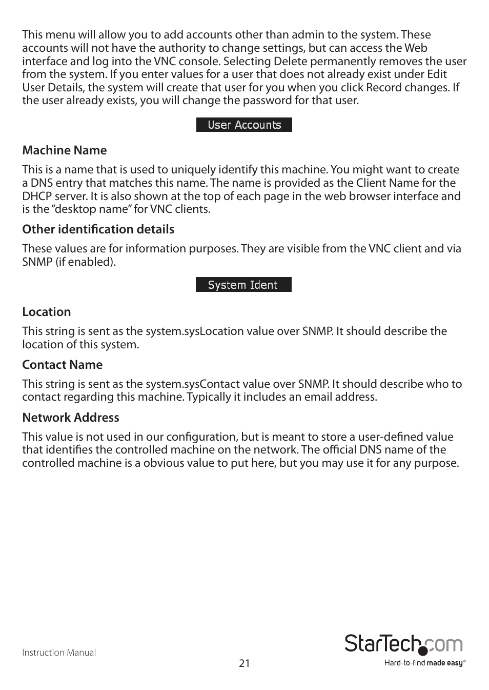 StarTech.com SV1115IPEXEU User Manual | Page 25 / 65