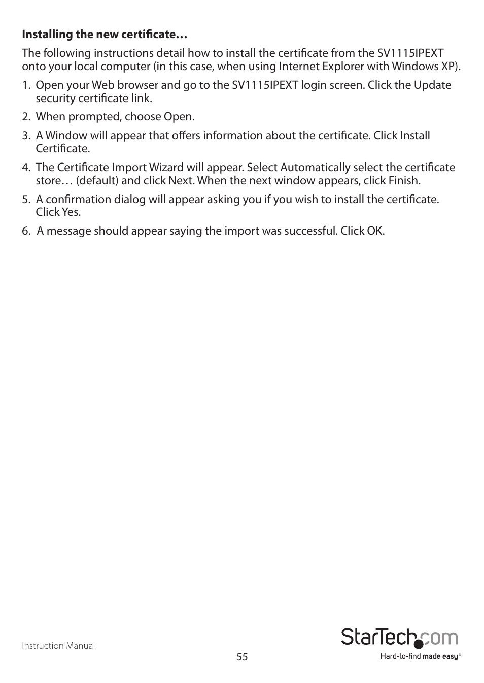 StarTech.com SV1115IPEXEU User Manual | Page 59 / 65