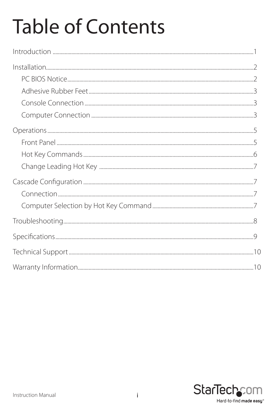StarTech.com SV431H User Manual | Page 3 / 14