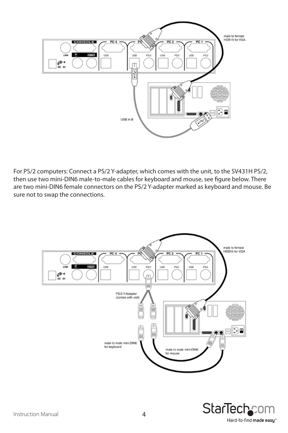 StarTech.com SV431H User Manual | Page 7 / 14