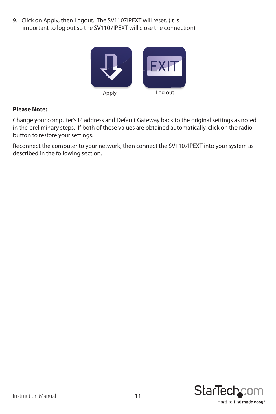StarTech.com SV1107IPEXT User Manual | Page 15 / 51