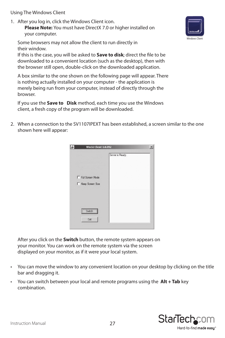 StarTech.com SV1107IPEXT User Manual | Page 31 / 51