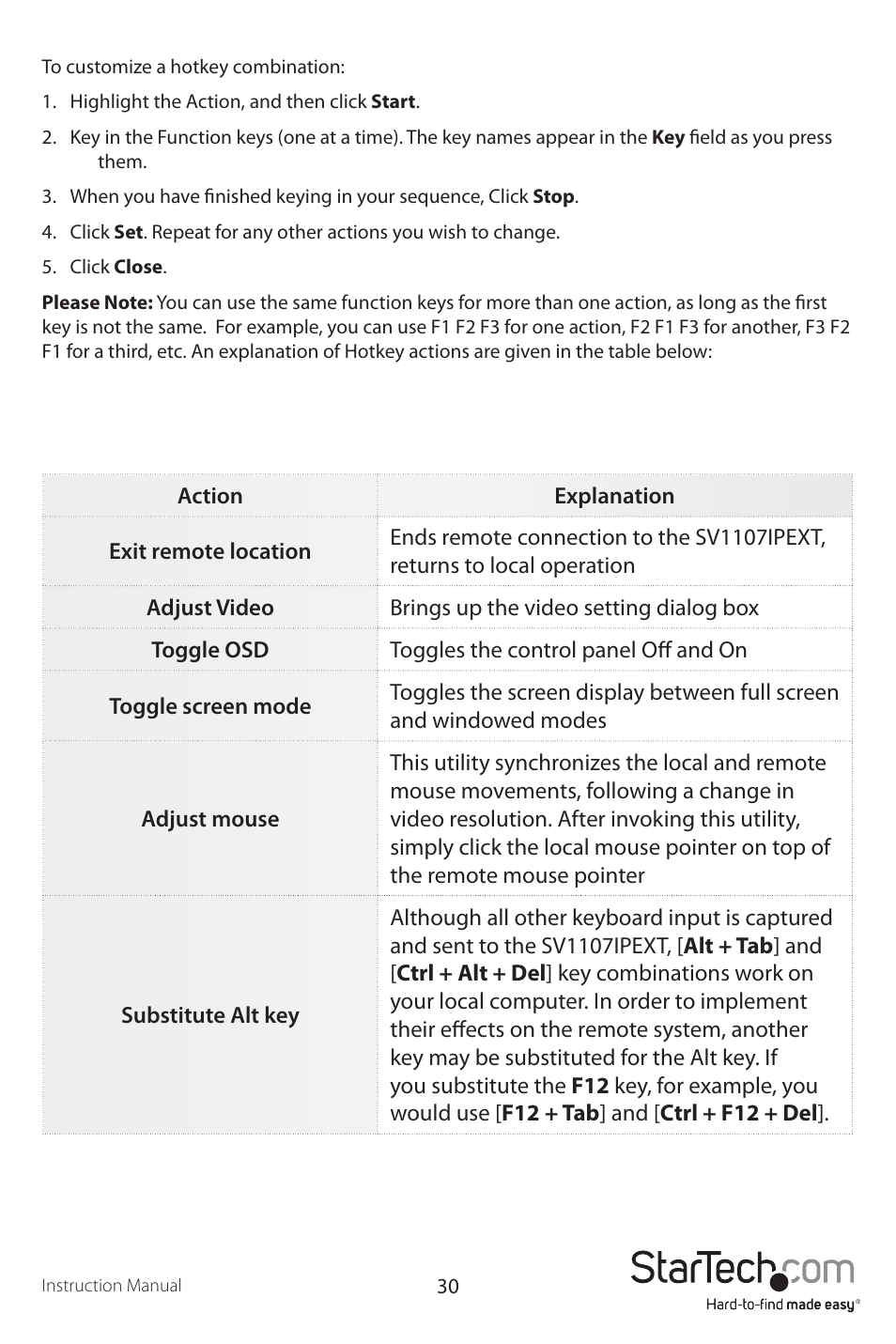 StarTech.com SV1107IPEXT User Manual | Page 34 / 51