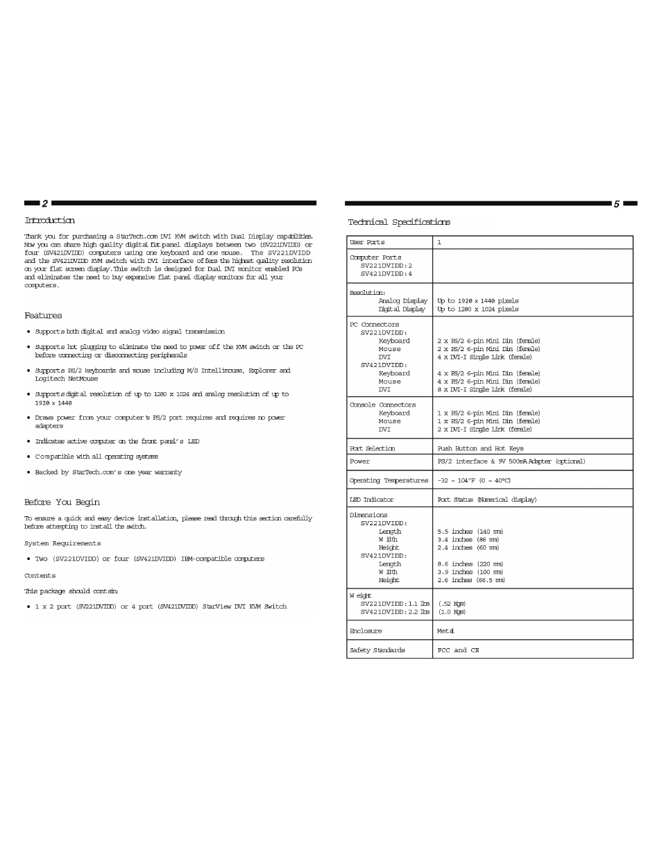 StarTech.com SV421DVIDD User Manual | Page 4 / 5