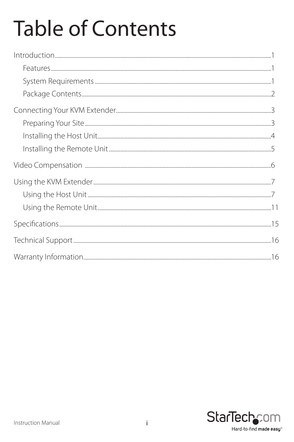 StarTech.com SV565UTPUEU User Manual | Page 3 / 19