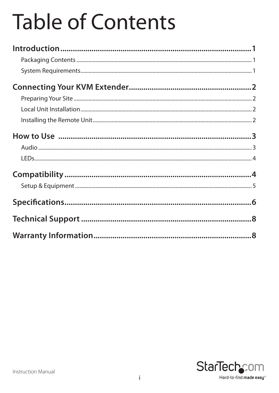 StarTech.com SV565UTPDUA User Manual | Page 3 / 12
