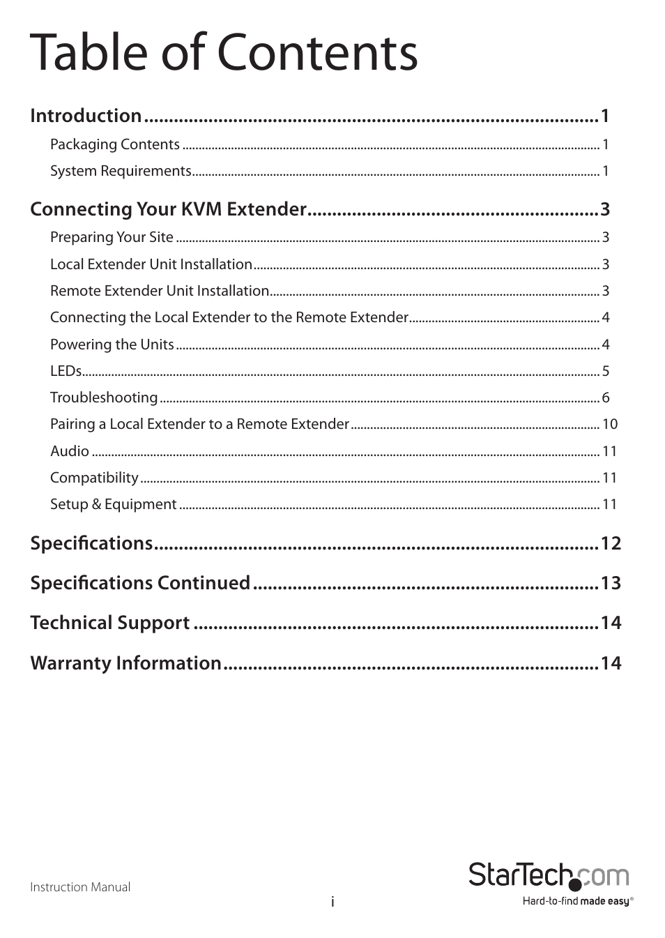 StarTech.com SV565LANDUA User Manual | Page 3 / 19