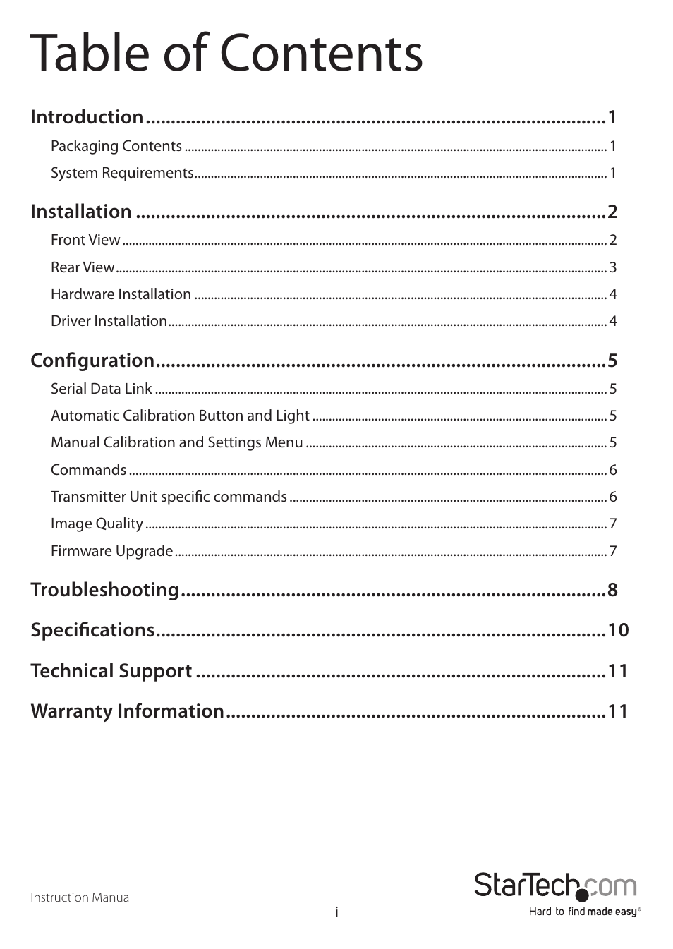 StarTech.com SV565UTP User Manual | Page 3 / 18