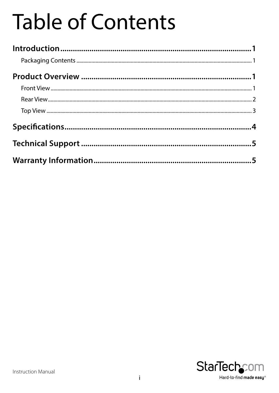 StarTech.com RKQMCAB12 User Manual | Page 3 / 9