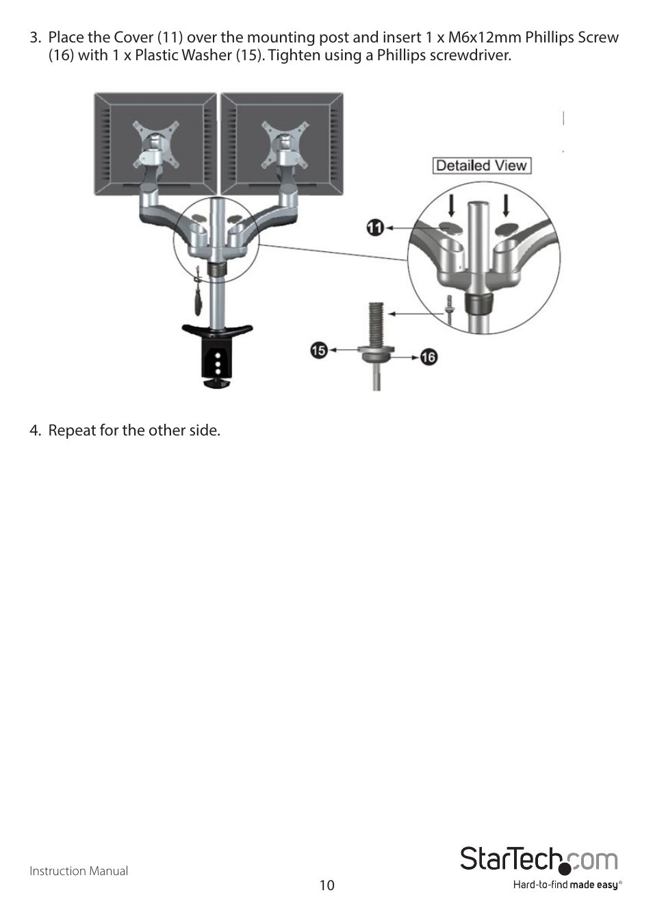 StarTech.com ARMDUAL User Manual | Page 13 / 19