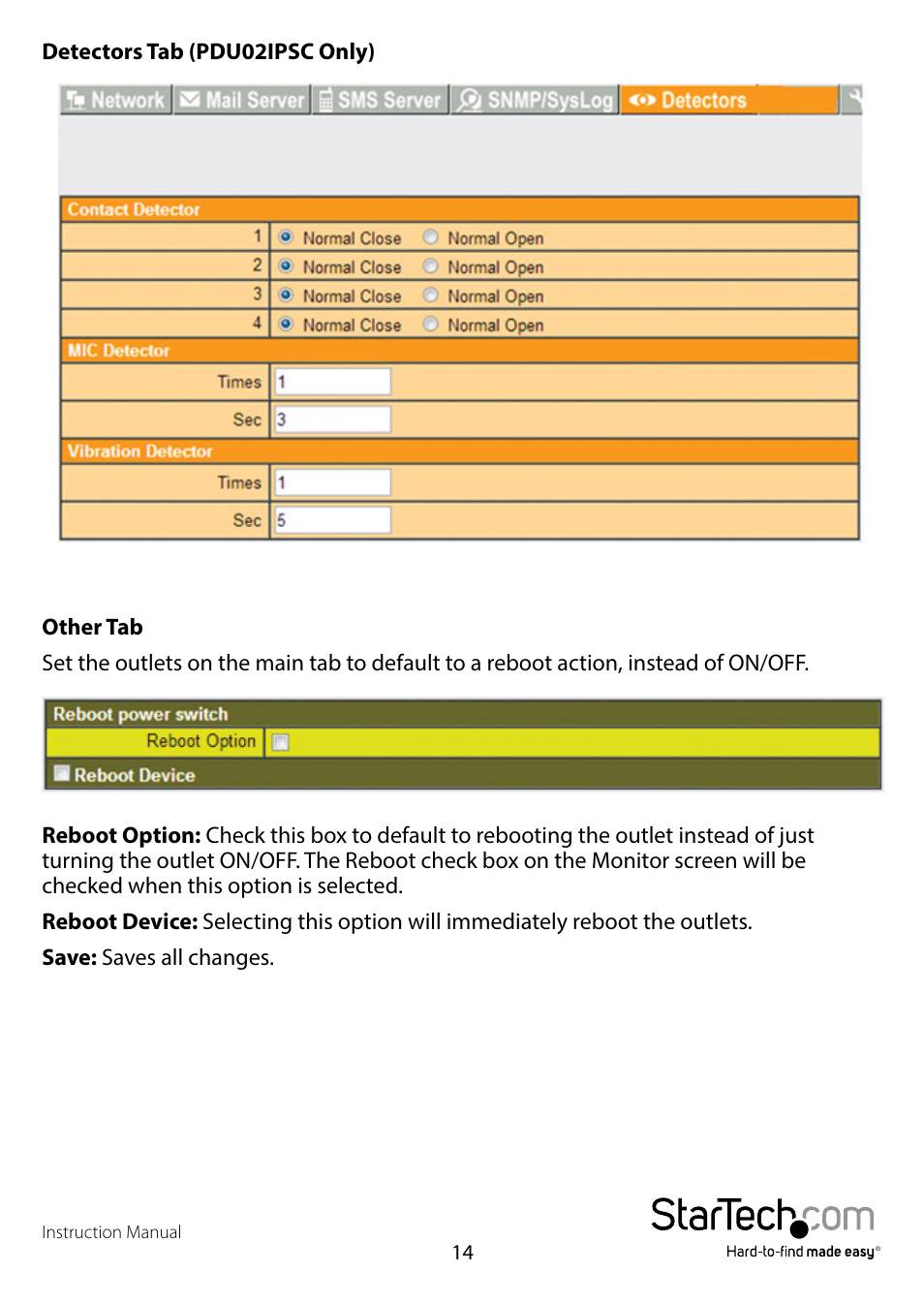 StarTech.com PDU02IPSC Manual User Manual | Page 18 / 29