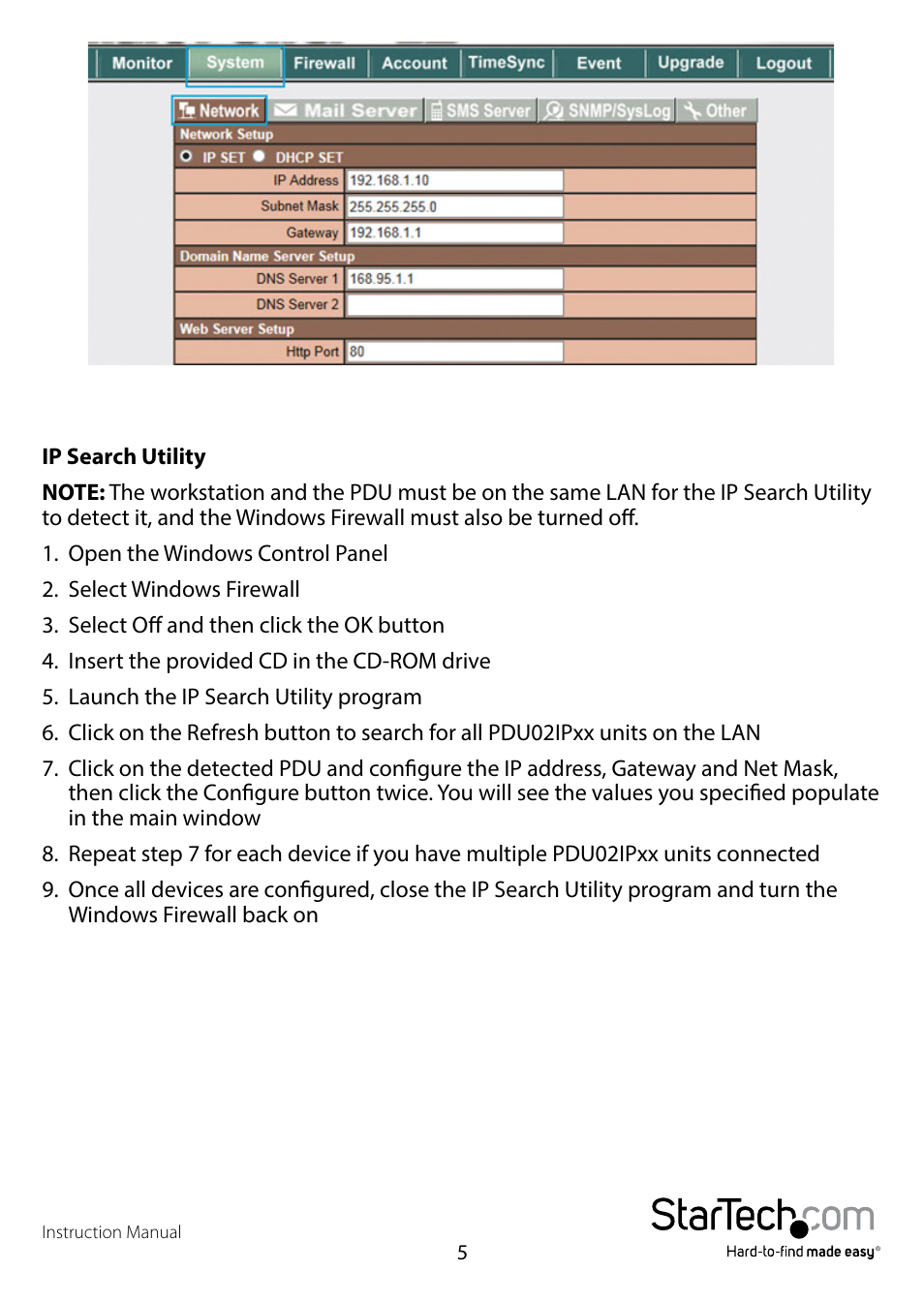 StarTech.com PDU02IPSC Manual User Manual | Page 9 / 29