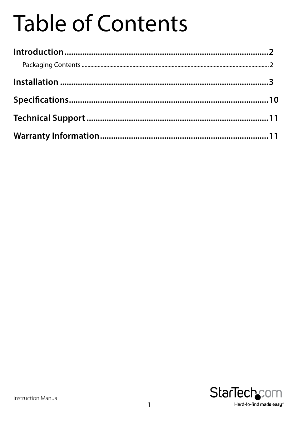 StarTech.com RKWOODCAB12 User Manual | Page 3 / 14