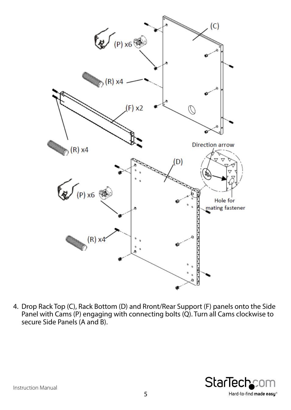 StarTech.com RKWOODCAB12 User Manual | Page 7 / 14