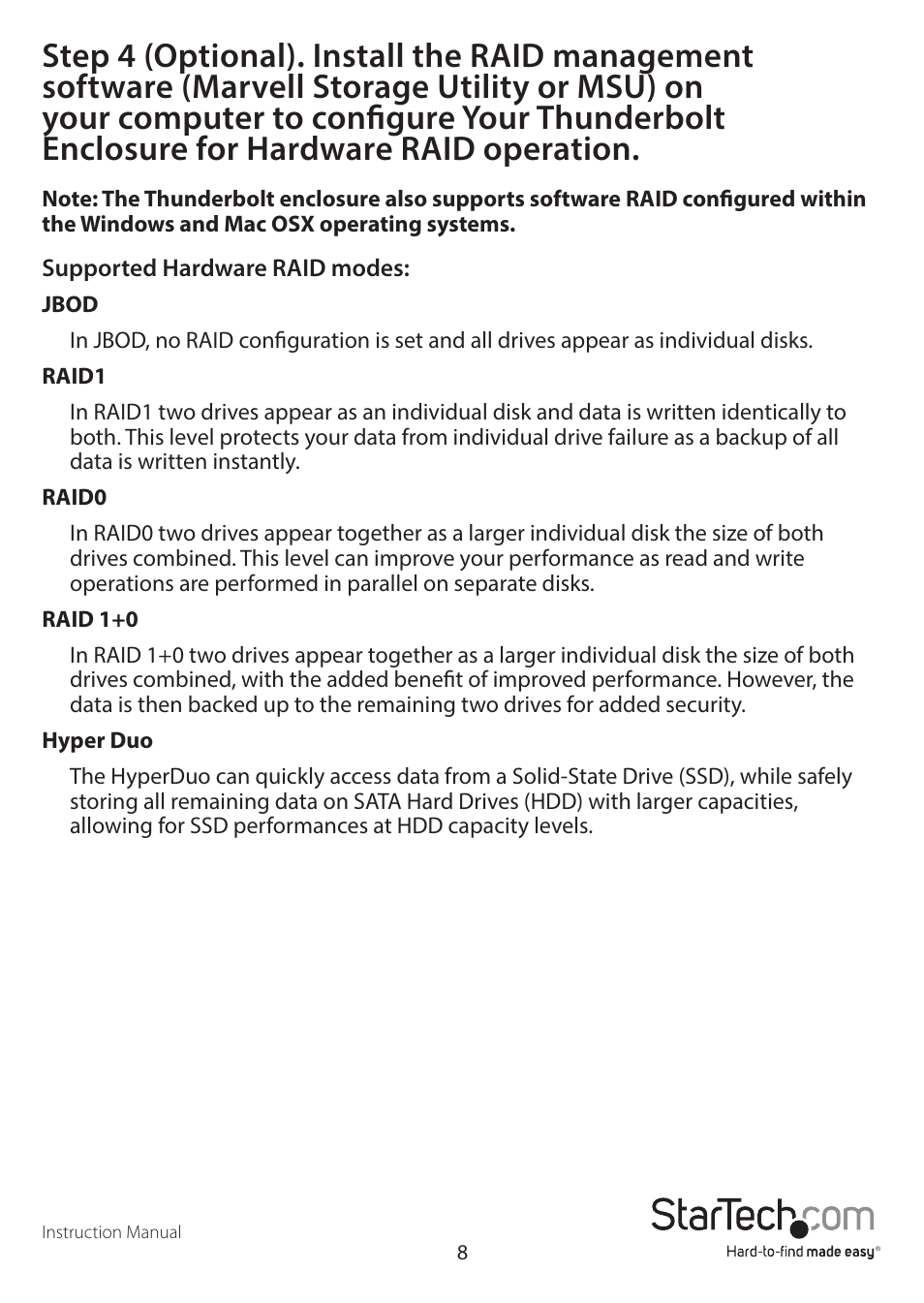 StarTech.com S354SMTB2R User Manual | Page 11 / 26