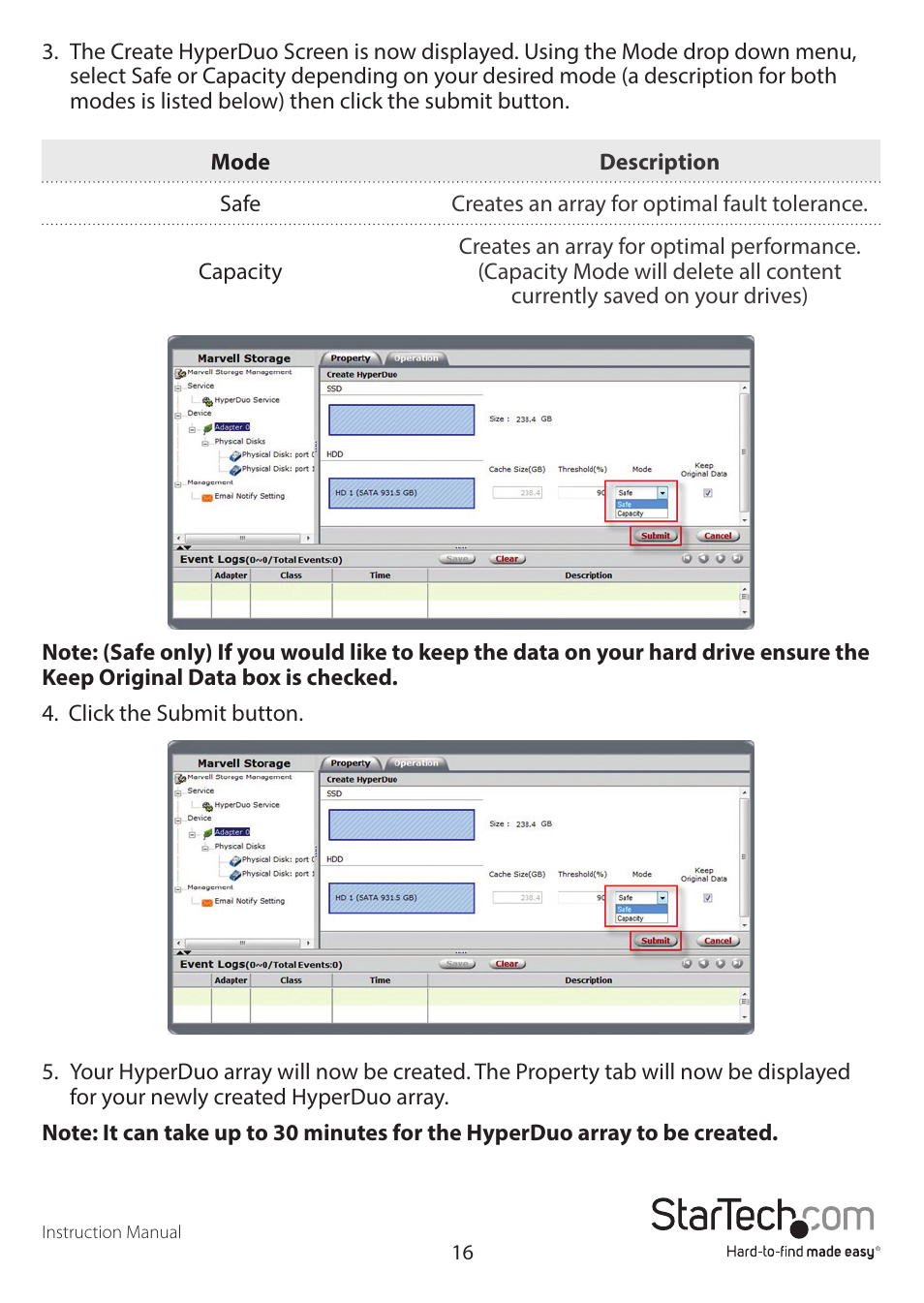 StarTech.com S354SMTB2R User Manual | Page 19 / 26