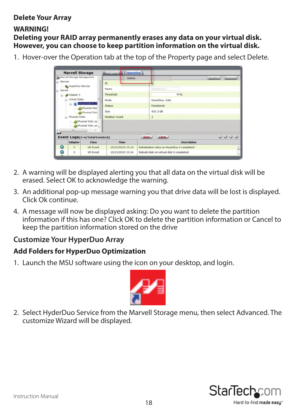 StarTech.com S354SMTB2R User Manual | Page 21 / 26