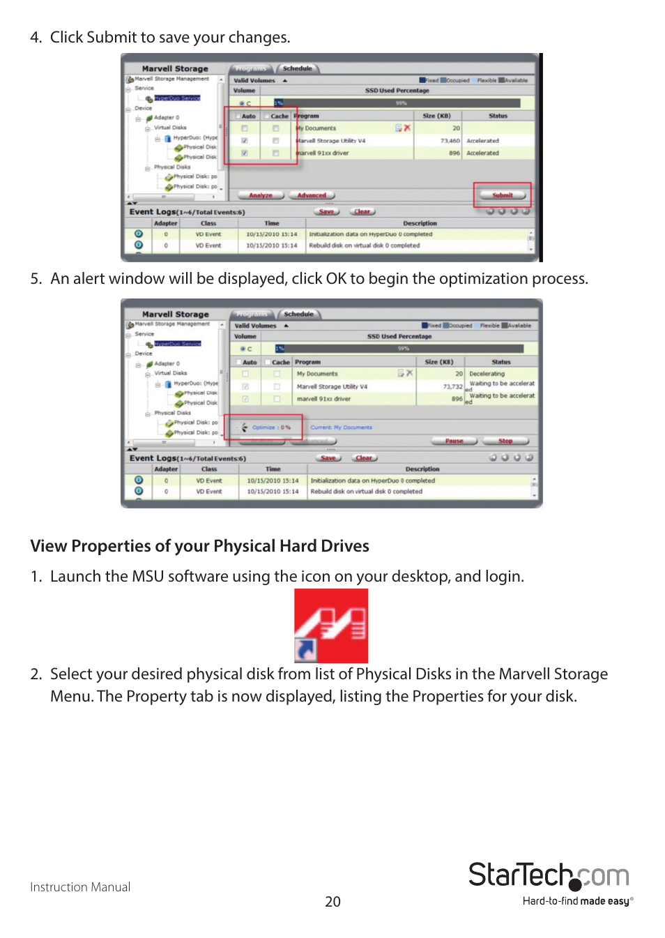 StarTech.com S354SMTB2R User Manual | Page 23 / 26