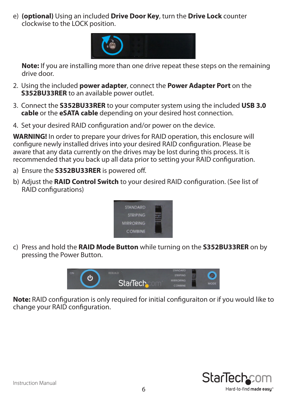 StarTech.com S352BU33RER Manual User Manual | Page 9 / 14