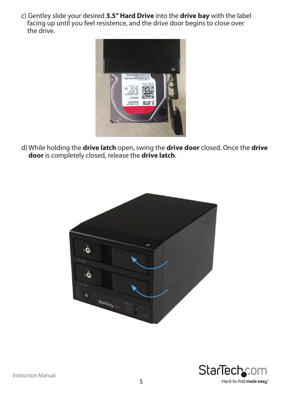 StarTech.com S352BU33RER Quick Start User Manual | Page 8 / 12