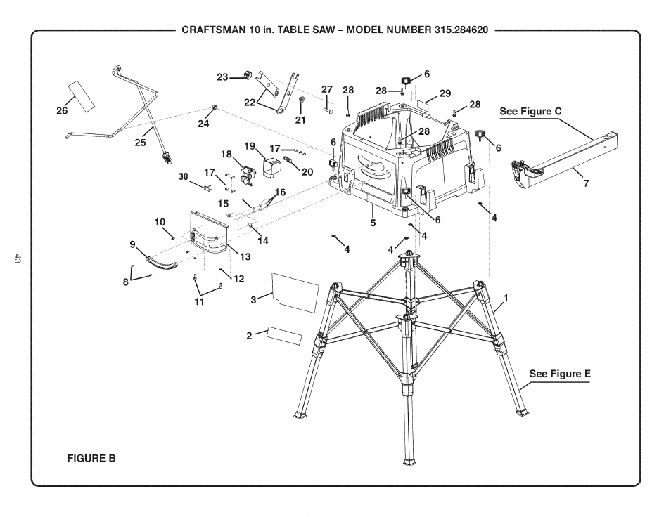 Craftsman 315.284620 User Manual | Page 43 / 52