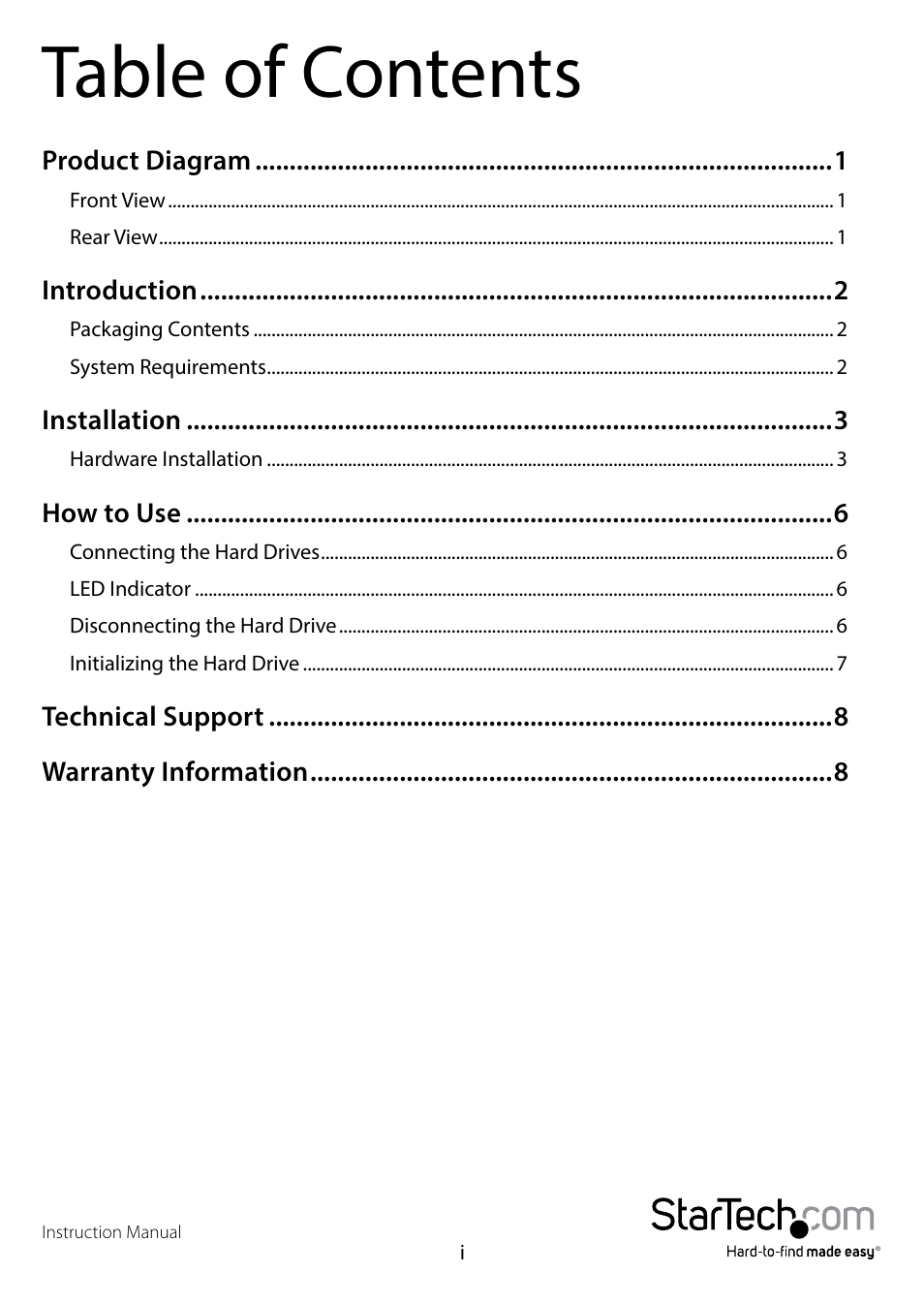 StarTech.com S252SMTB3 User Manual | Page 3 / 12
