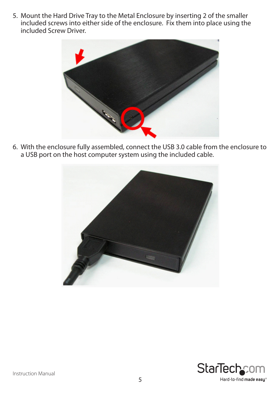 StarTech.com S2510BMU33 User Manual | Page 8 / 13