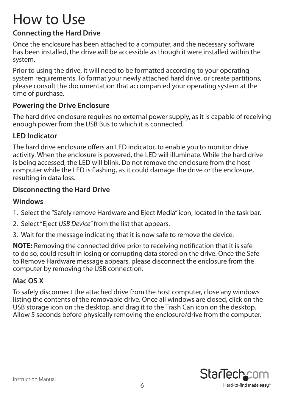 How to use | StarTech.com S2510BMU33 User Manual | Page 9 / 13