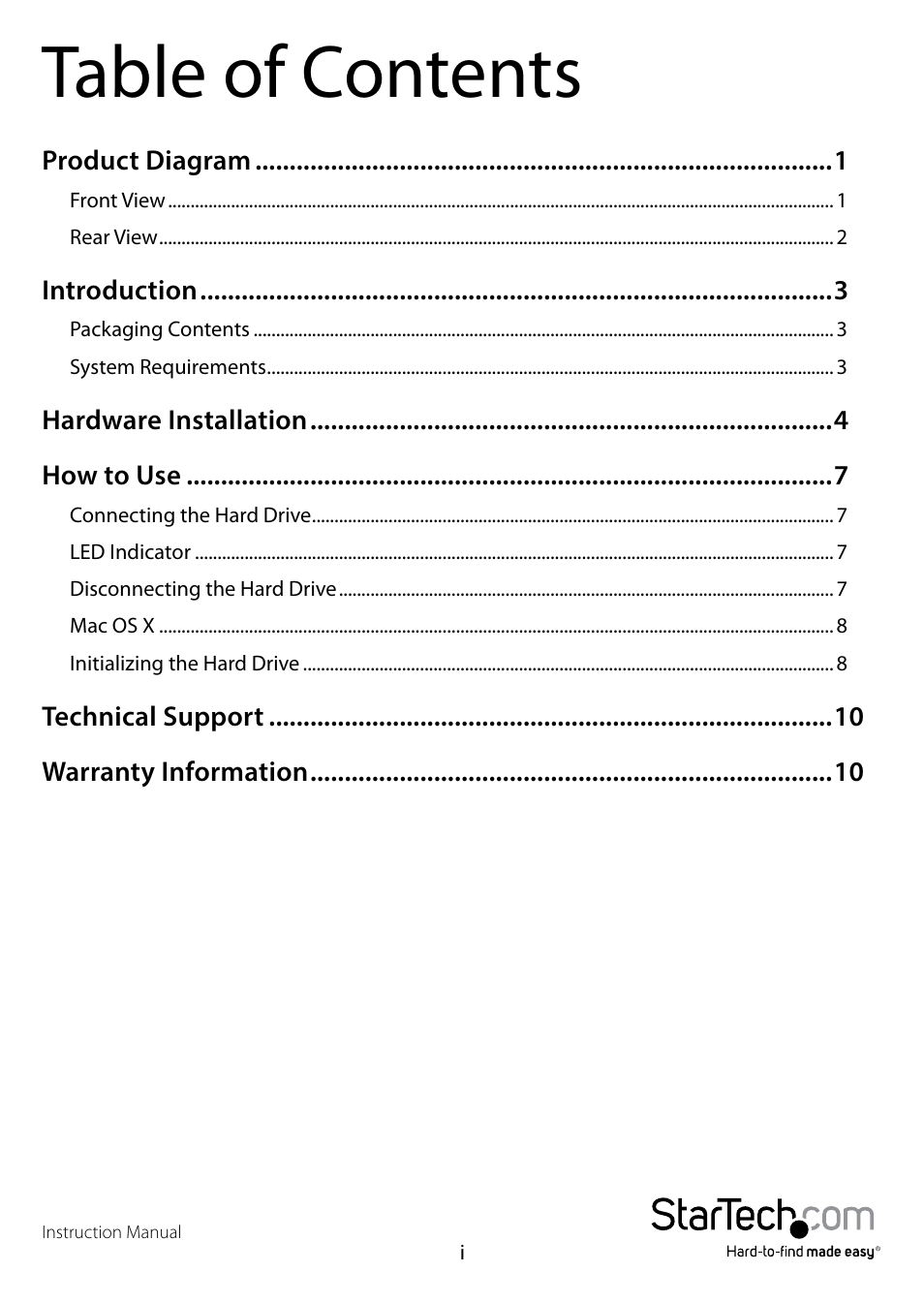 StarTech.com S3540BU33E User Manual | Page 3 / 14