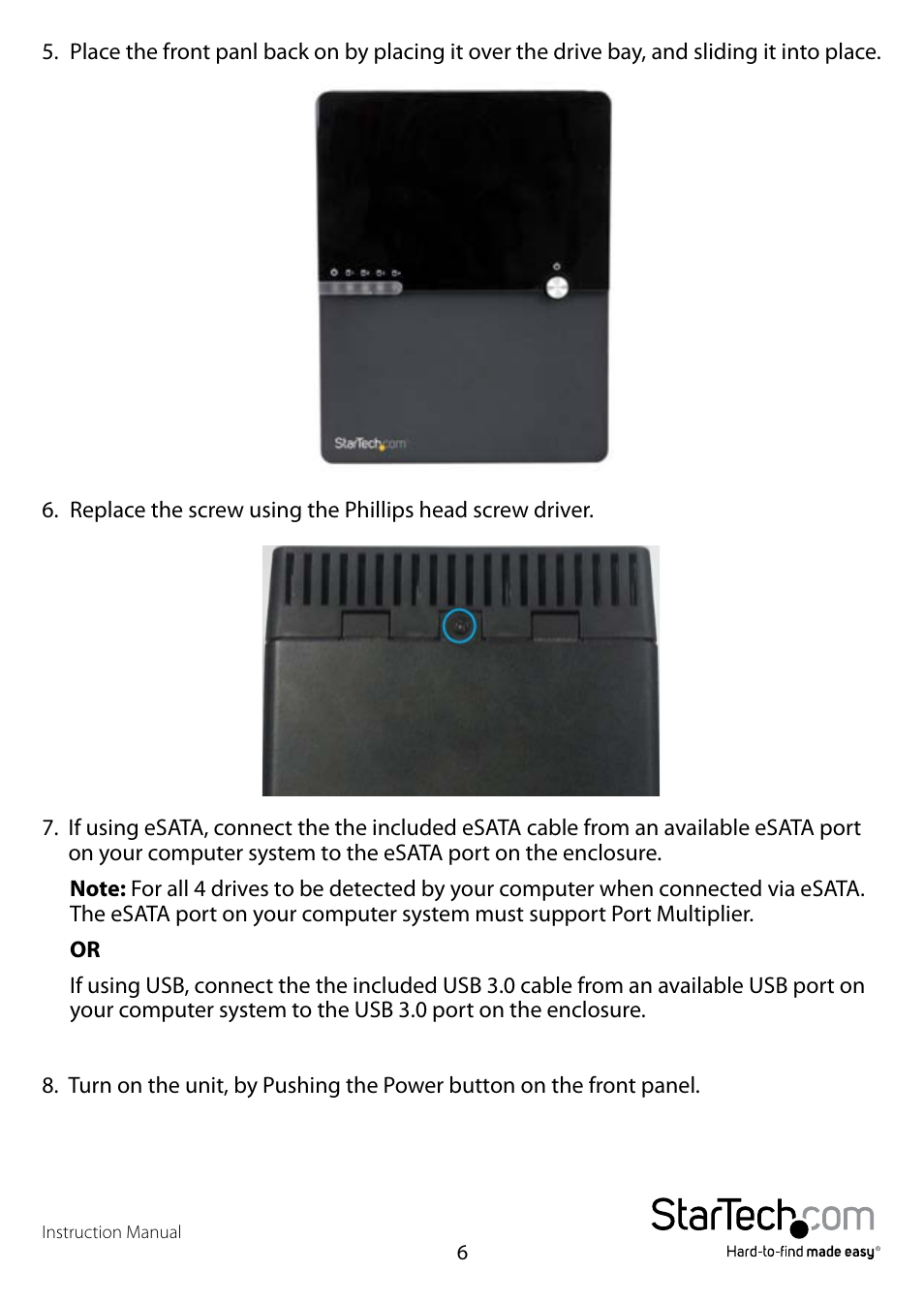 StarTech.com S3540BU33E User Manual | Page 9 / 14