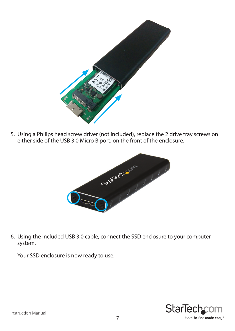 StarTech.com SM2NGFFMBU33 User Manual | Page 10 / 14