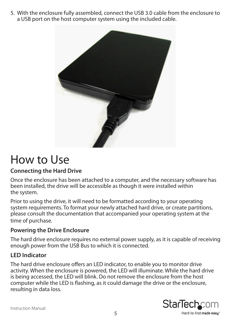 How to use | StarTech.com S2510BPU33 User Manual | Page 8 / 13