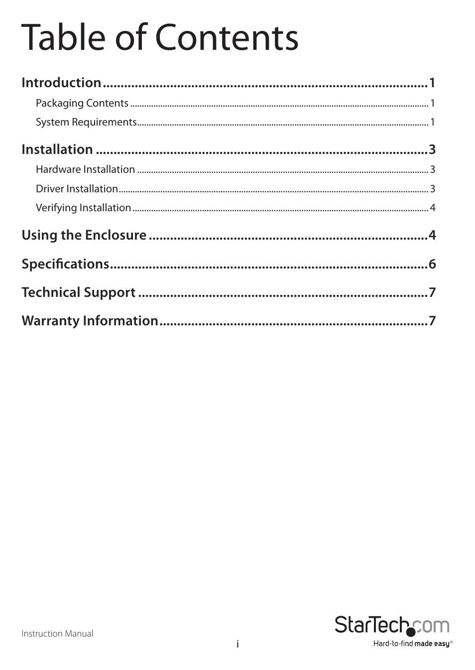 StarTech.com SAT3510BU3 User Manual | Page 3 / 11