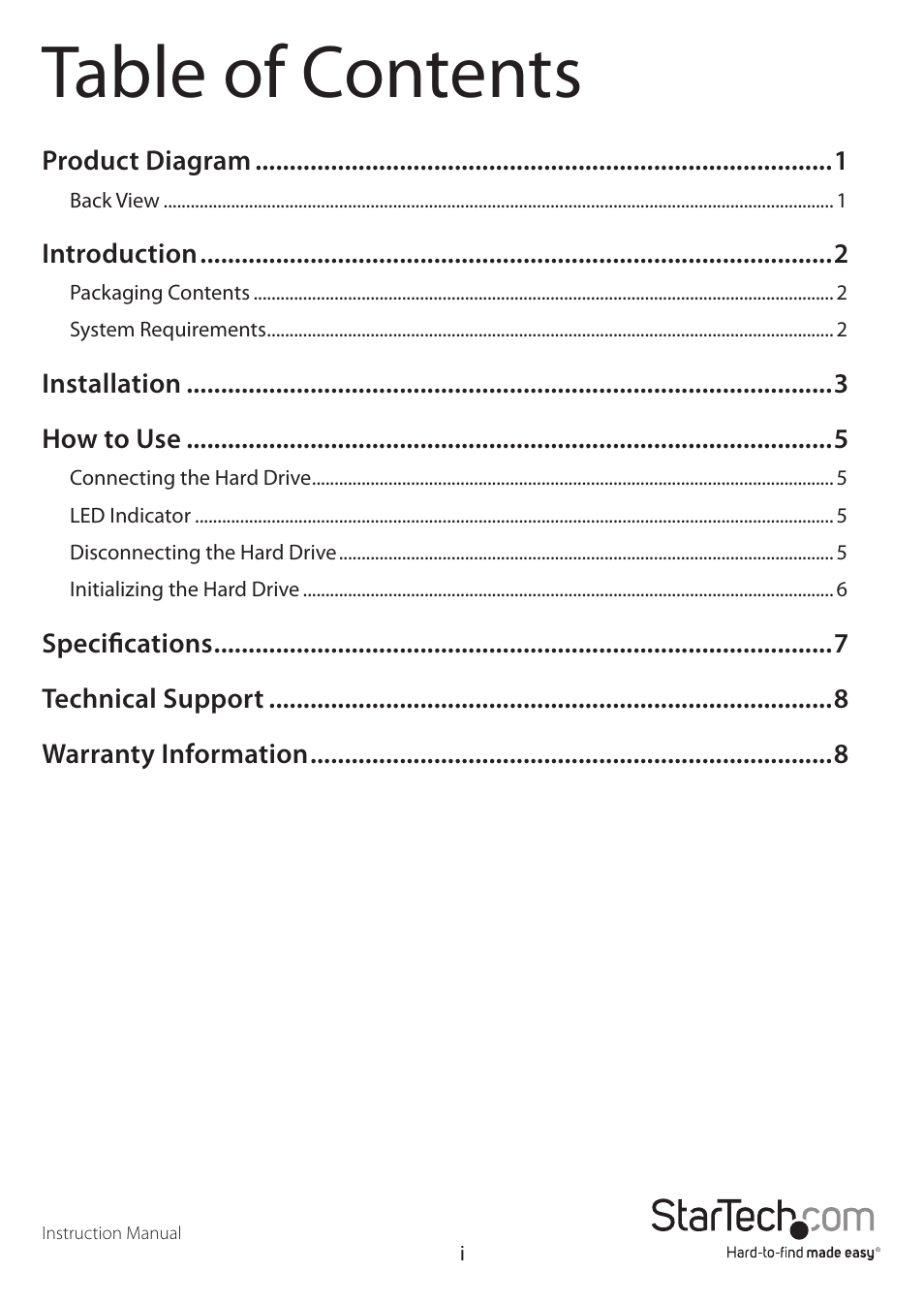 StarTech.com S3510SMU33 User Manual | Page 3 / 12