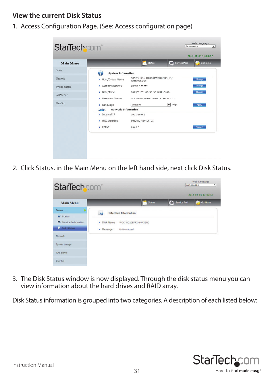 StarTech.com S352BMU3N Manual User Manual | Page 35 / 77