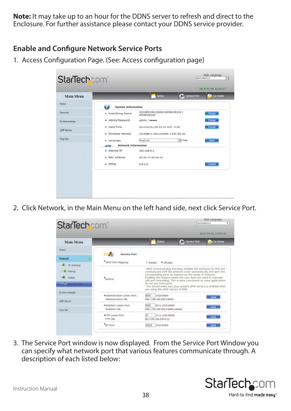 StarTech.com S352BMU3N Manual User Manual | Page 42 / 77