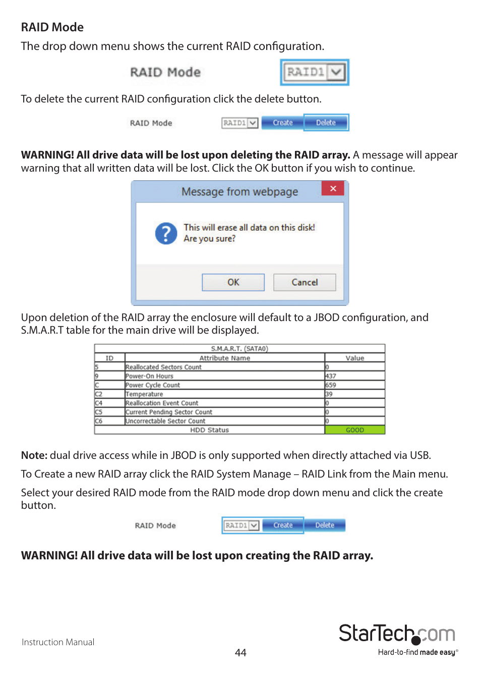 StarTech.com S352BMU3N Manual User Manual | Page 48 / 77
