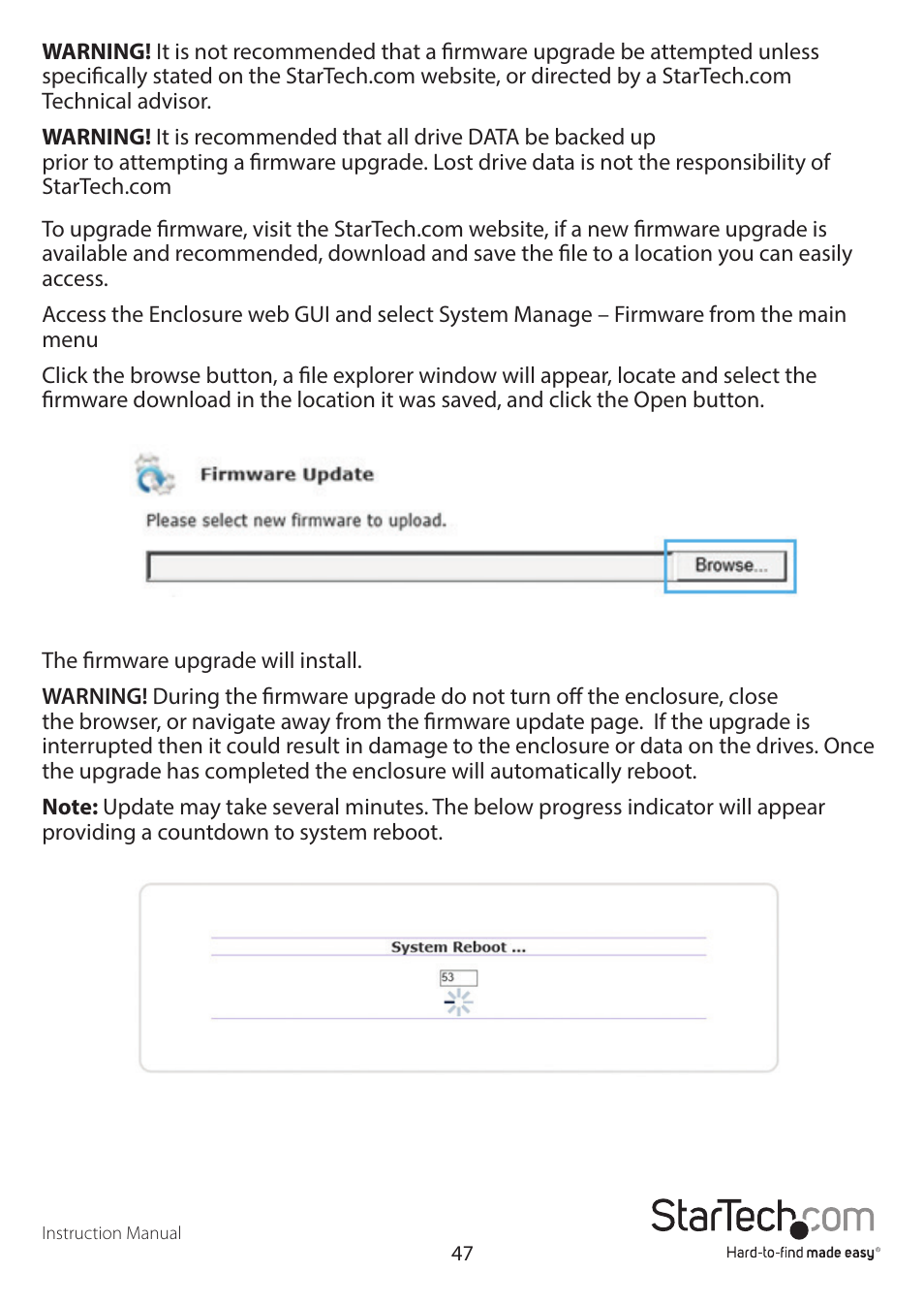 StarTech.com S352BMU3N Manual User Manual | Page 51 / 77