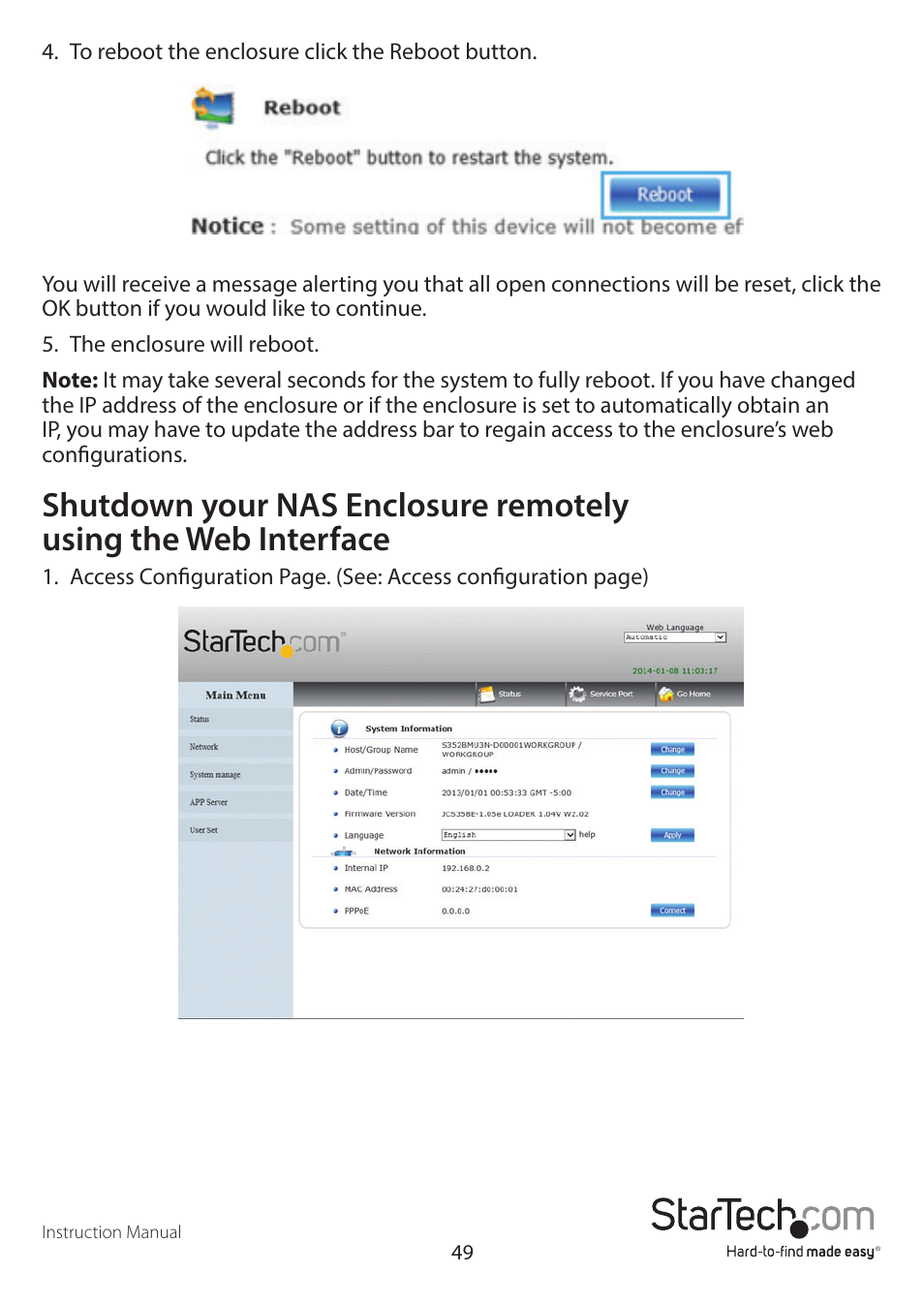 StarTech.com S352BMU3N Manual User Manual | Page 53 / 77