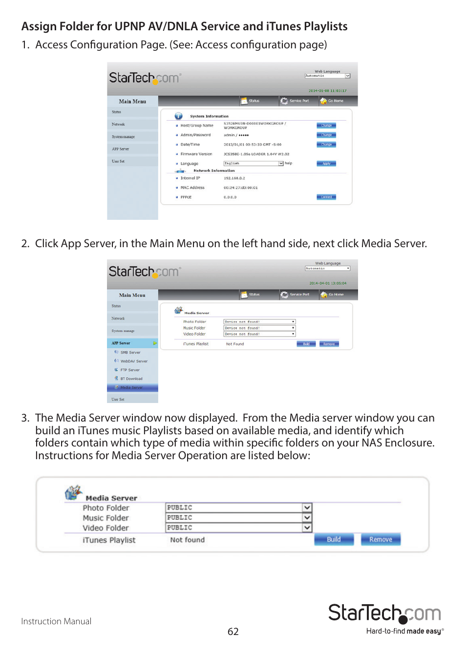 StarTech.com S352BMU3N Manual User Manual | Page 66 / 77