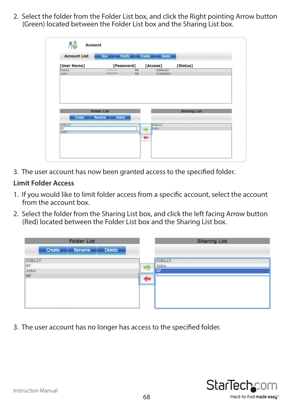 StarTech.com S352BMU3N Manual User Manual | Page 72 / 77