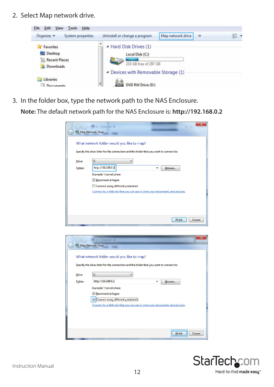 StarTech.com S352BMU3N Quick Start User Manual | Page 15 / 28