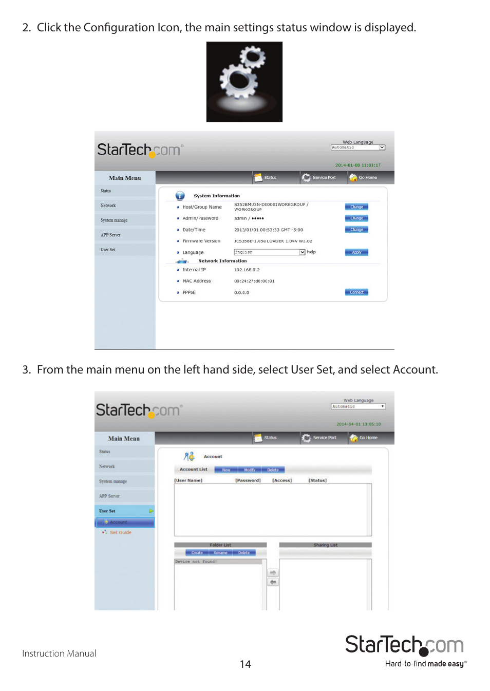 StarTech.com S352BMU3N Quick Start User Manual | Page 17 / 28