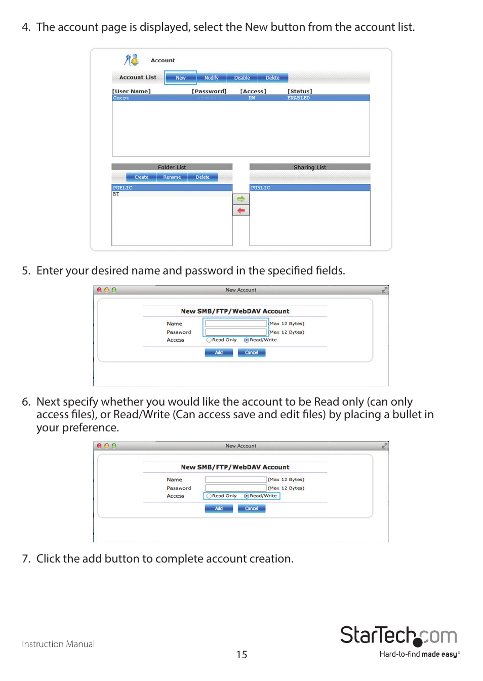 StarTech.com S352BMU3N Quick Start User Manual | Page 18 / 28